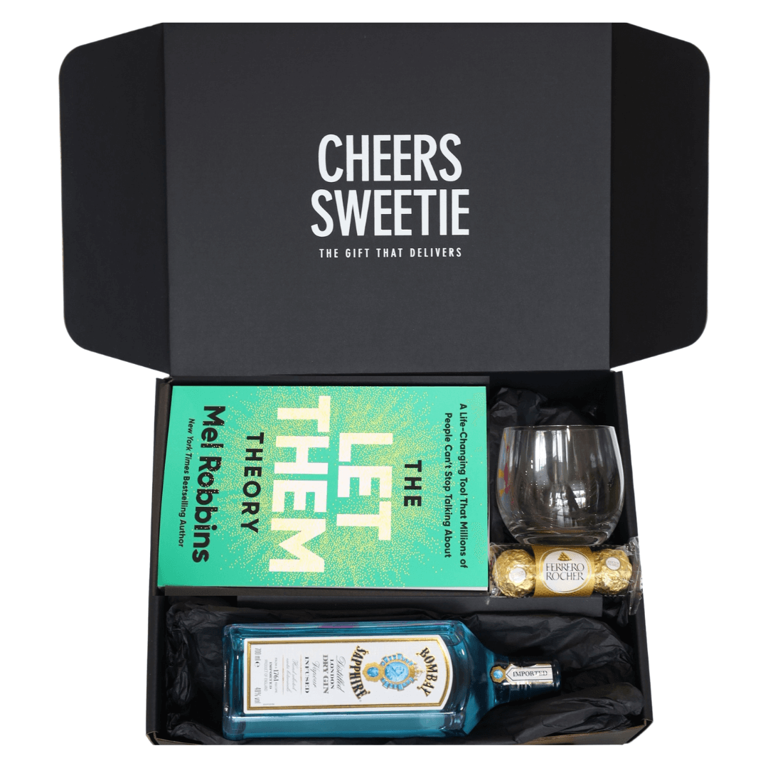 Gin and book hamper