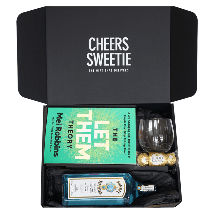 Gin and book hamper