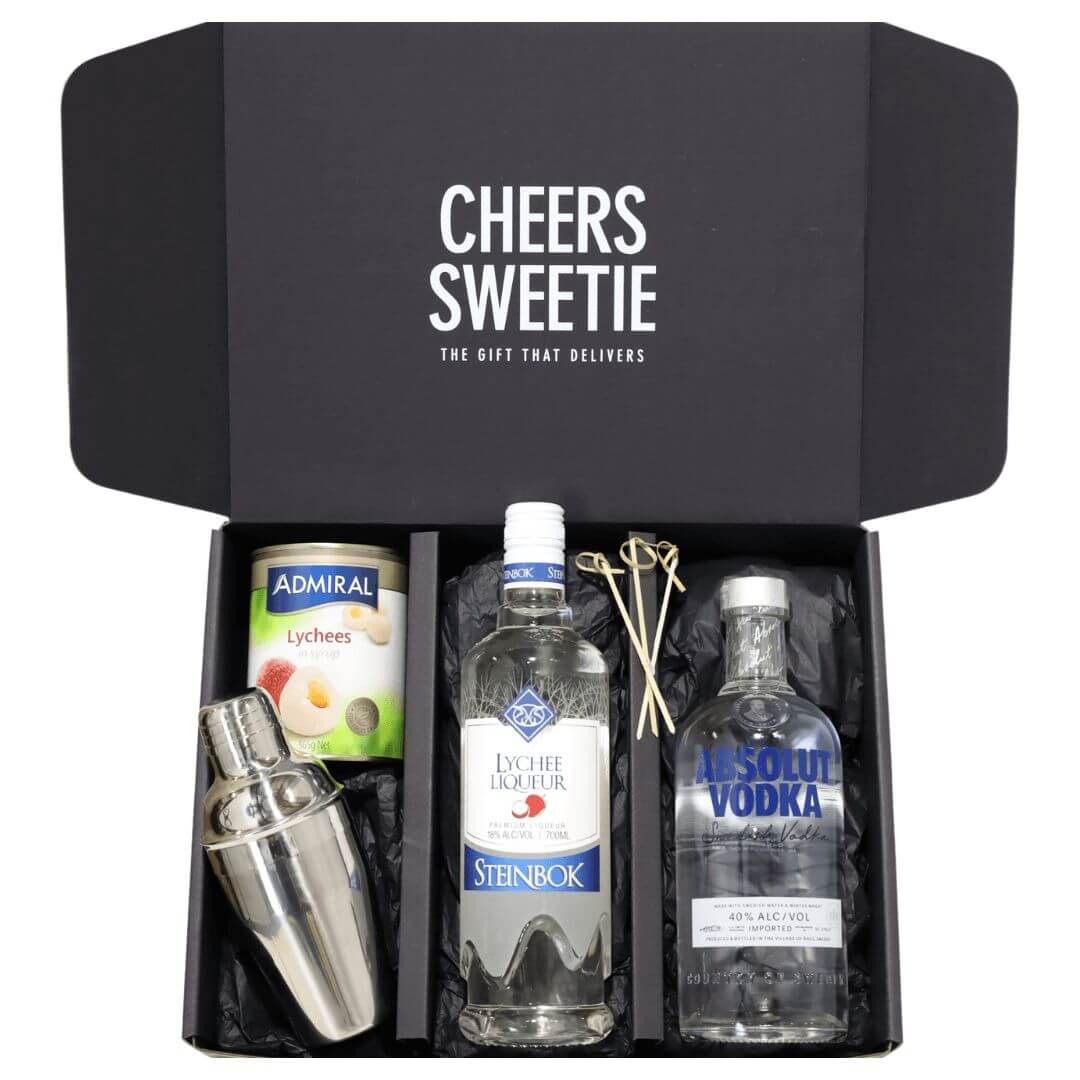 Lychee Martini Cocktail Kit Gift Hamper