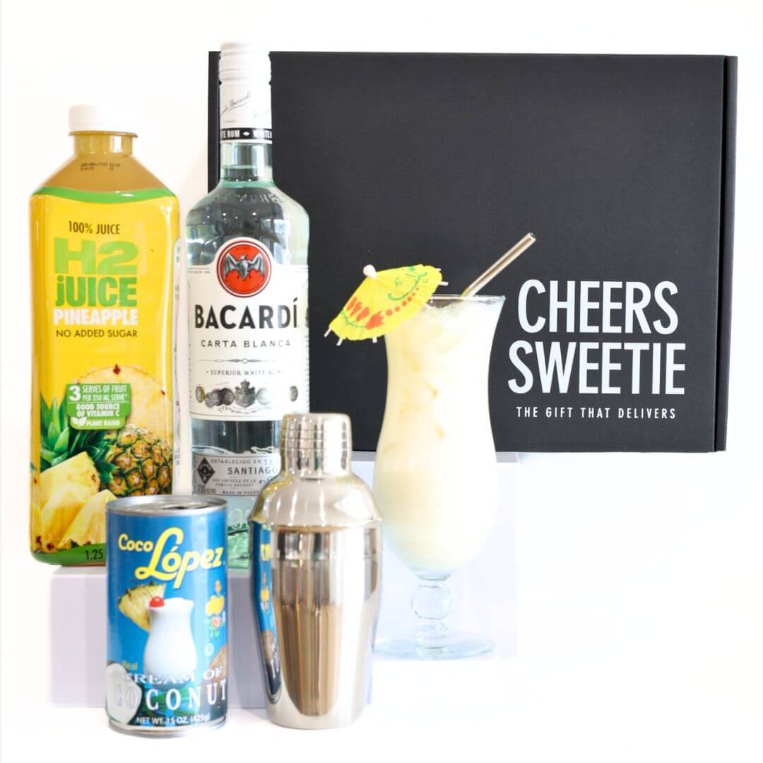 Large Pina Colada Cocktail Kit Hamper | Fast Delivery | Cheers Sweetie
