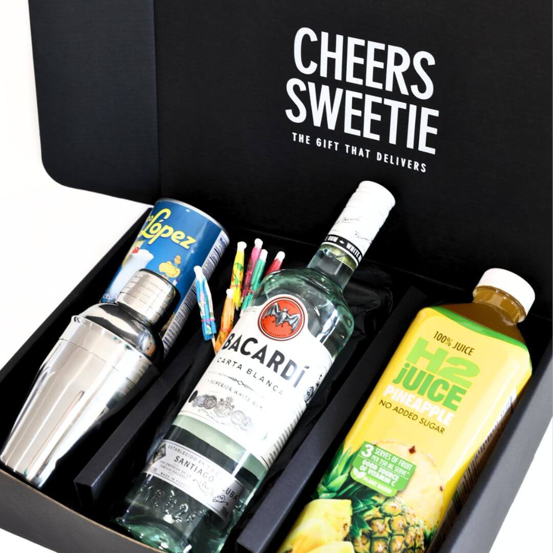 Large Pina Colada Cocktail Kit Hamper | Fast Delivery | Cheers Sweetie