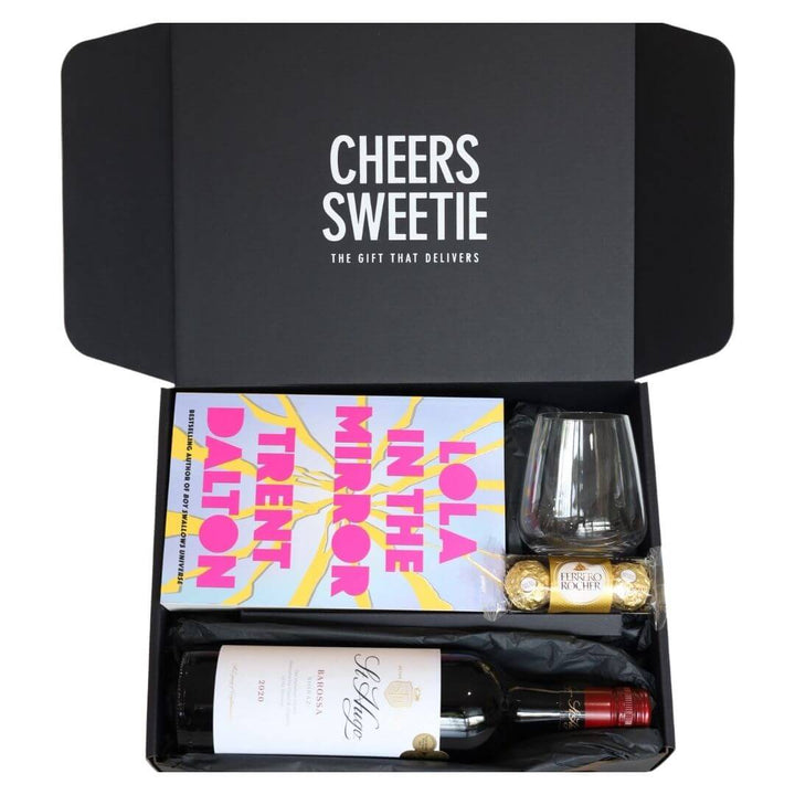 Mother's Day Red Wine & Book Hamper - Customisable