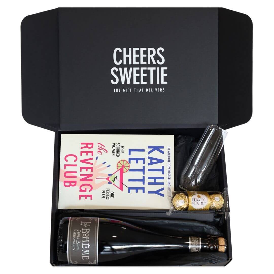 Sparkling Wine & Book Gift Box